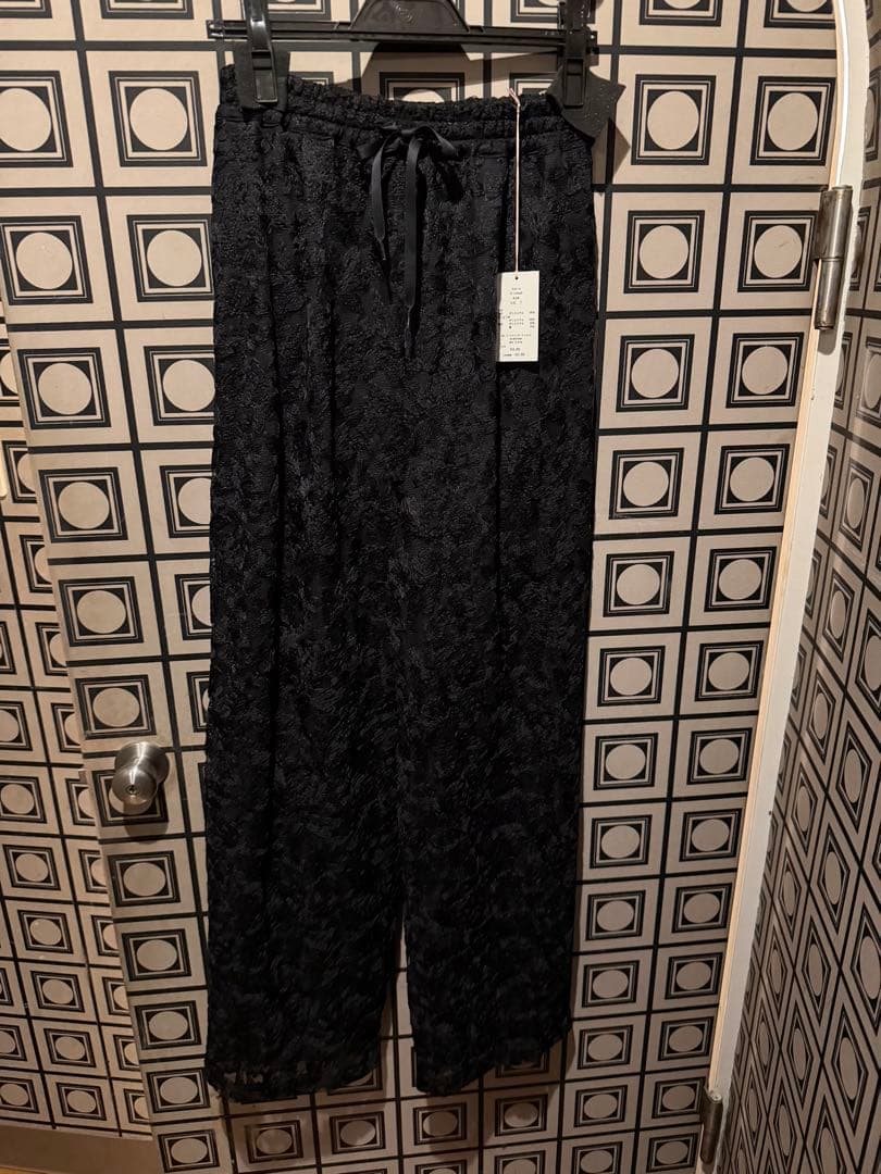 TSURU By MARIKO OIKAWA ブラック　ロングズボン