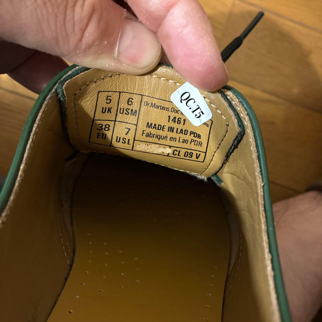 S*N様 【試着のみ】Dr. Martens グリーン　UK5 箱無