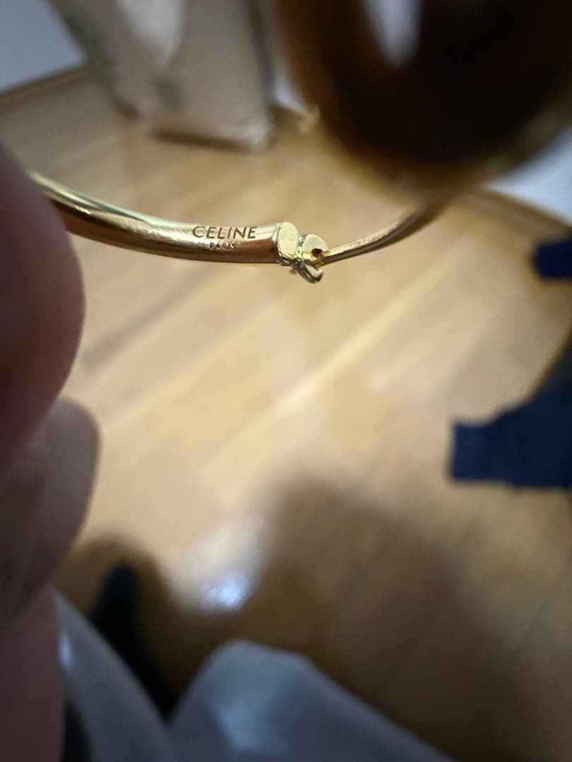 CELINE ノット スモール フープ ピアス(片耳用)