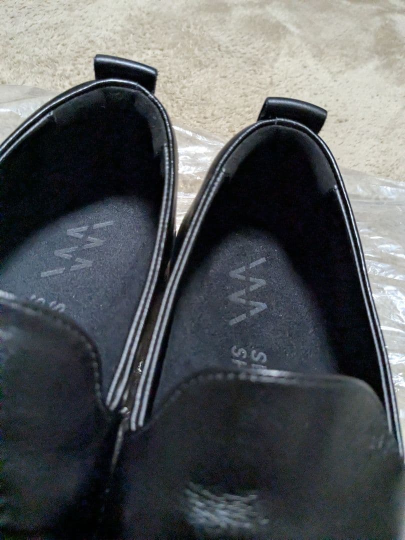 ＳＥＡＭ.SHOES ローファー　ブラック　23.5