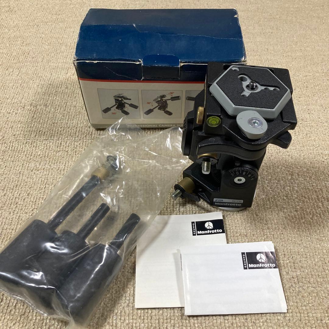 Manfrotto 三脚ヘッド 角度調整付き