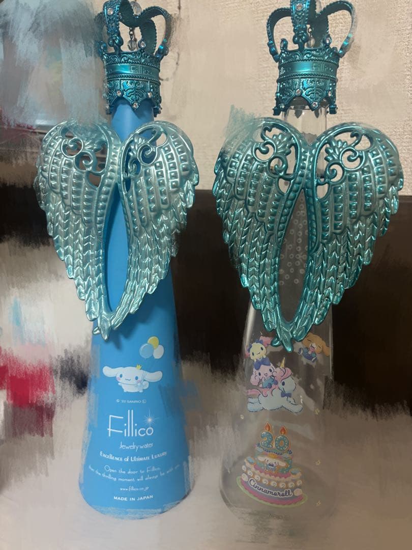 フィリコ サンリオ シナモン 20周年 羽付き 空瓶2個セット