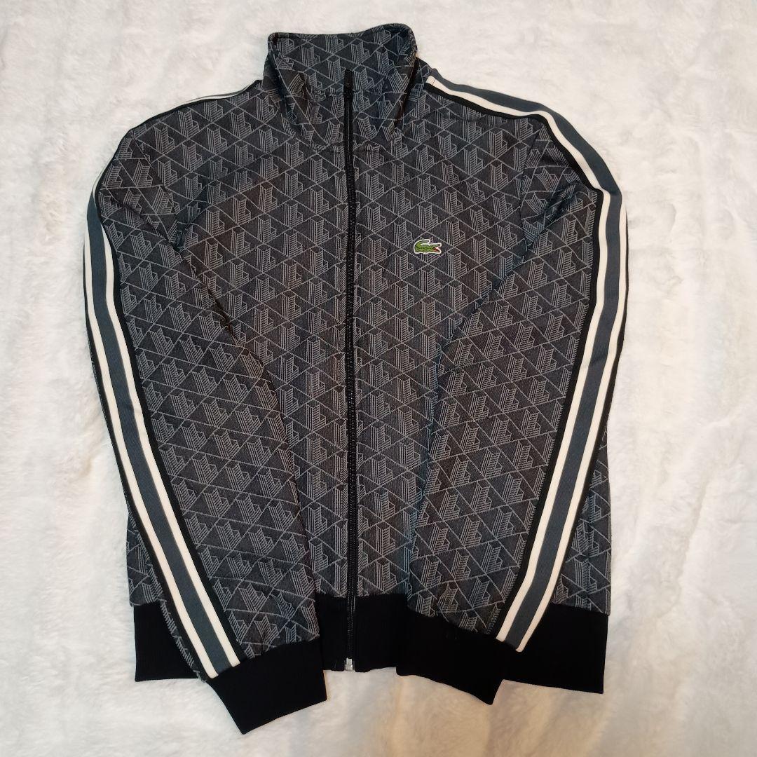 【即完売品】LACOSTE トラックジャケット　モノグラム　　ラコステ　US Ｌ