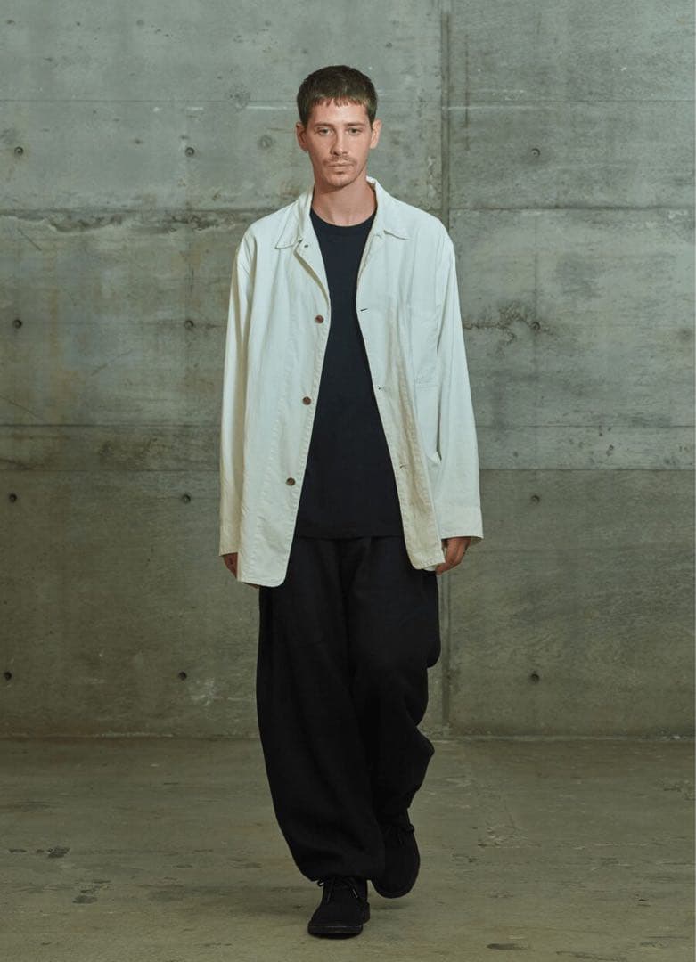 【美品】comoli コモリ コットンホワイト 1938 ジャケット