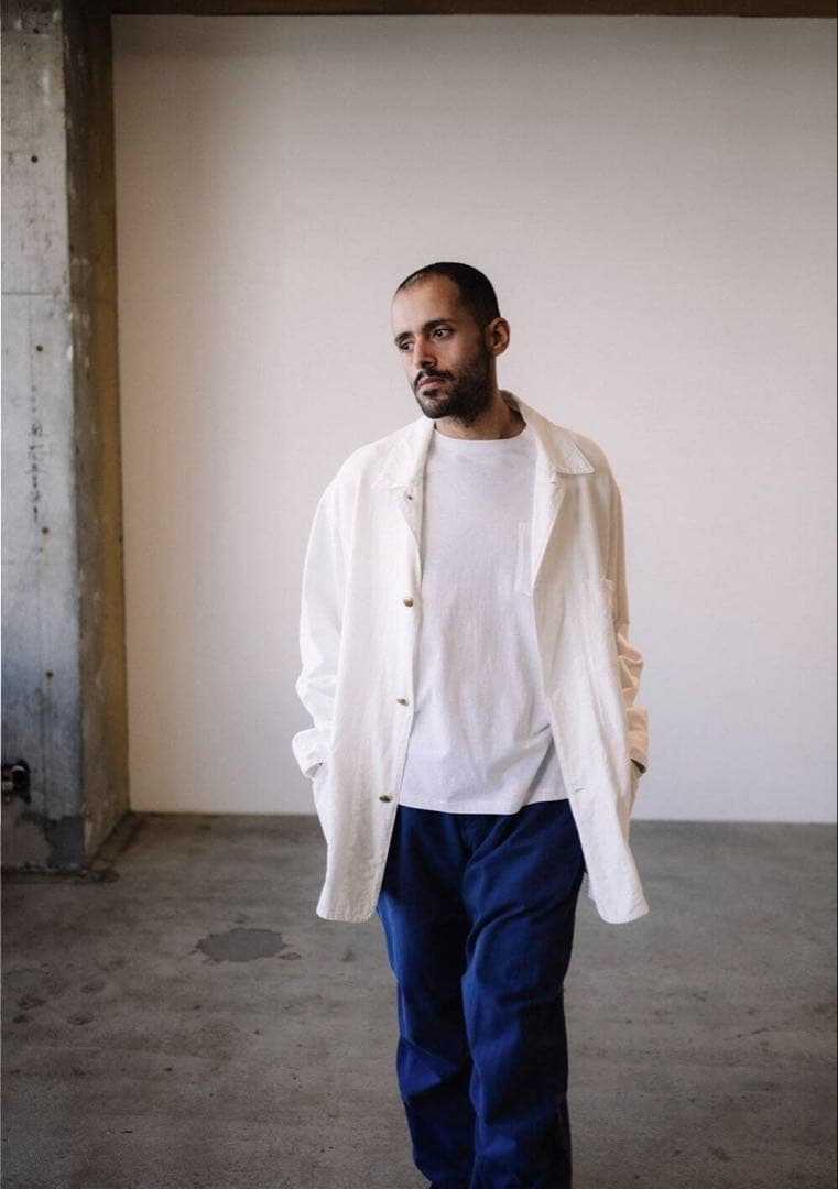 【美品】comoli コモリ コットンホワイト 1938 ジャケット