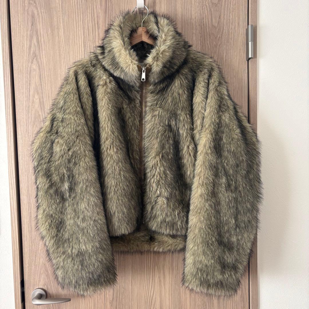 スタンドフェイクファーブルゾン / ファーコート