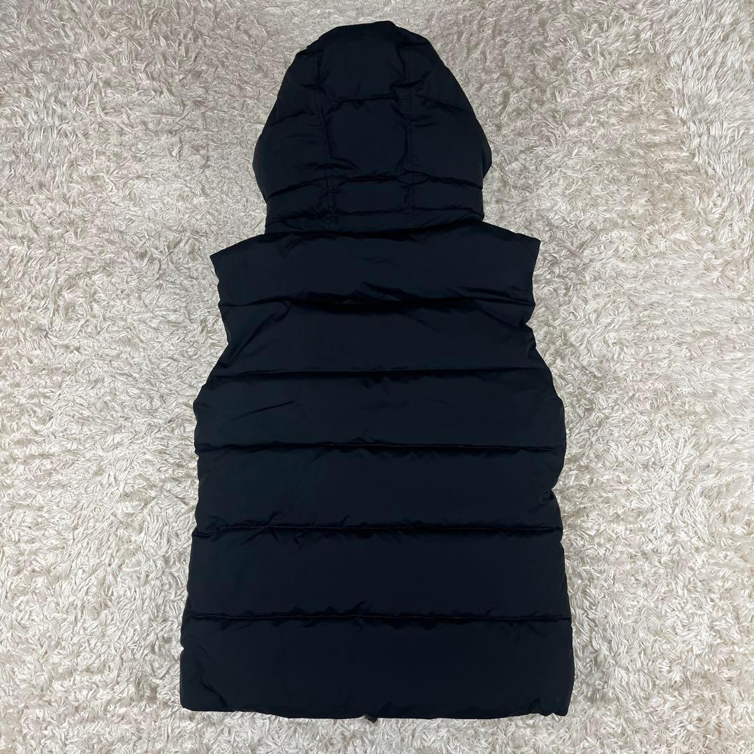 PYRENEX スプートニック ダウンベスト フード着脱可 ブラック XSサイズ