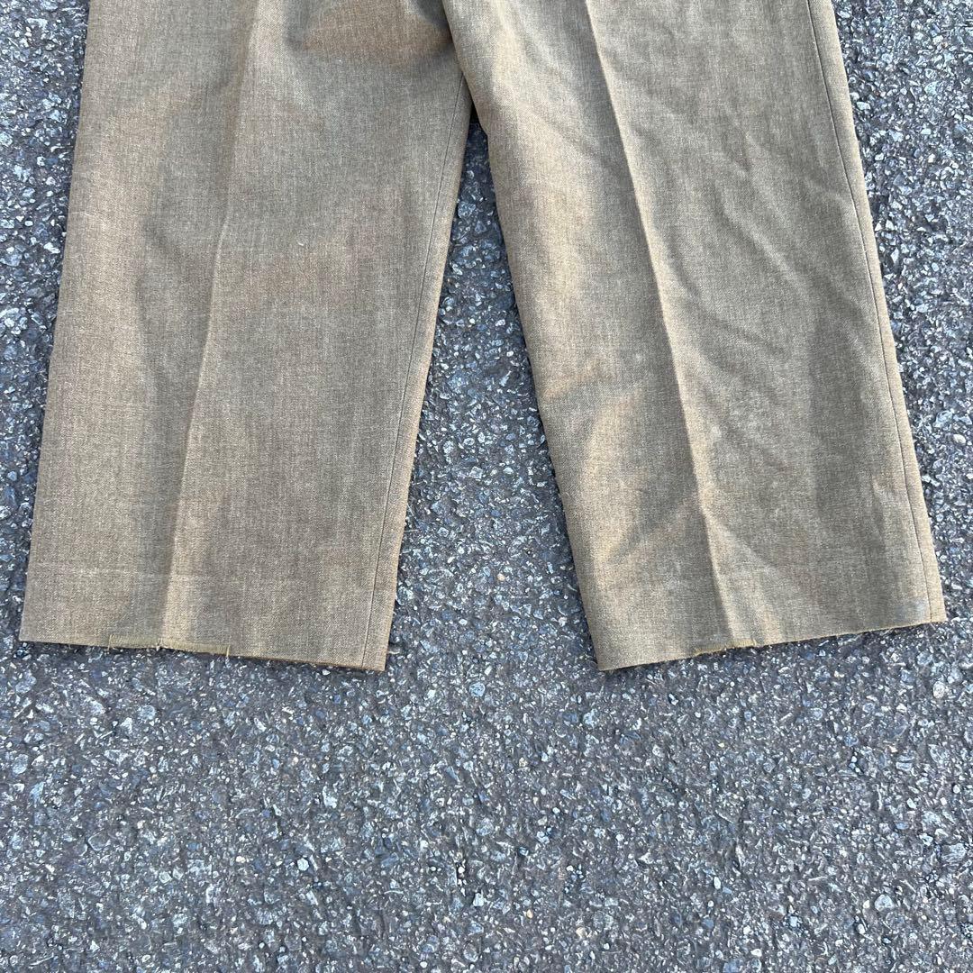 【50s】M1952 ウールドレスパンツ アメリカ軍 極太