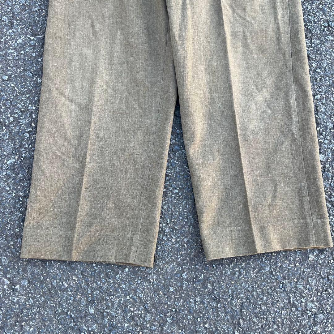 【50s】M1952 ウールドレスパンツ アメリカ軍 極太