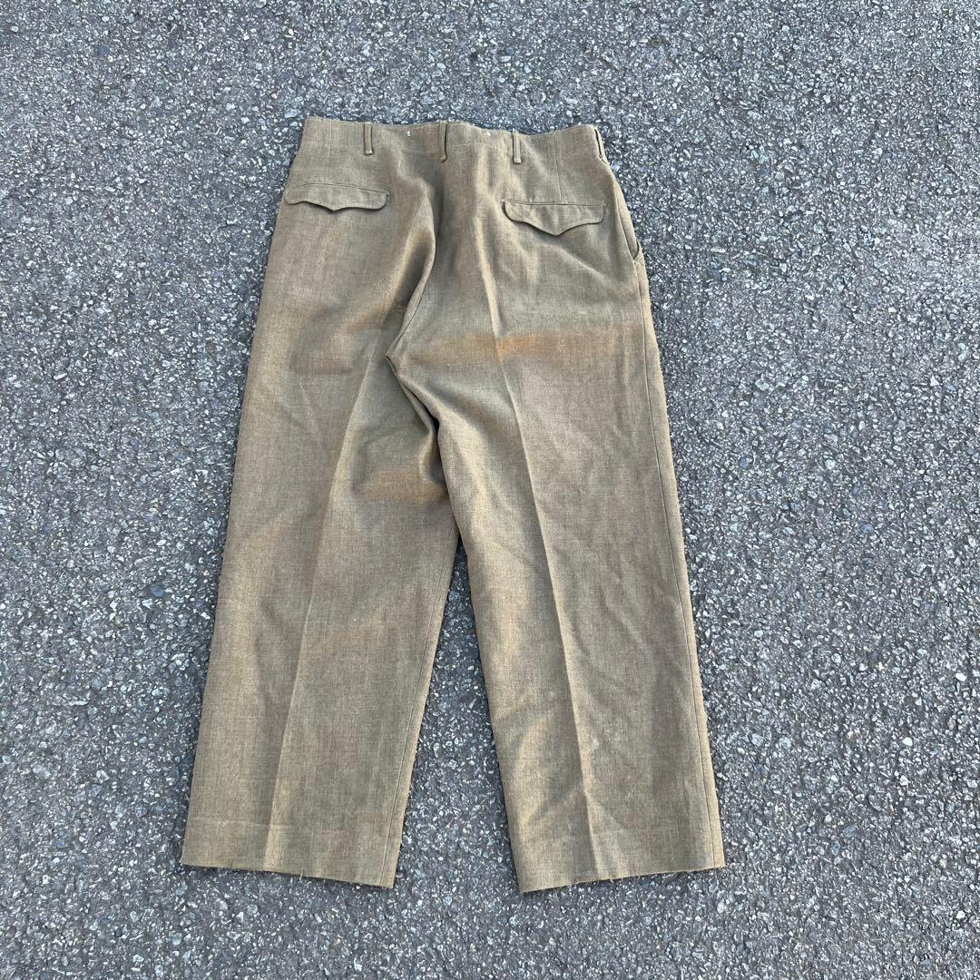 【50s】M1952 ウールドレスパンツ アメリカ軍 極太