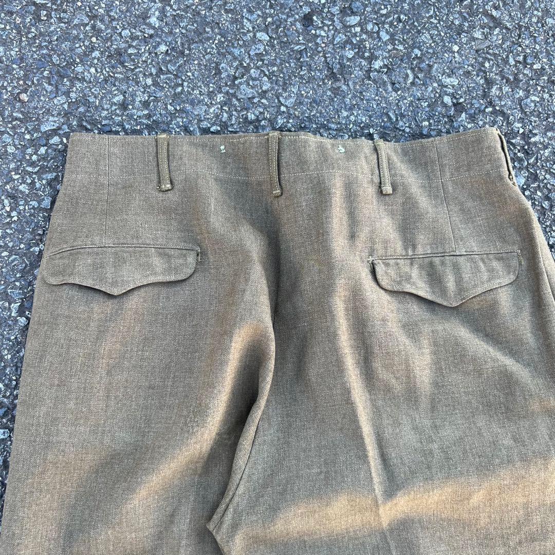 【50s】M1952 ウールドレスパンツ アメリカ軍 極太