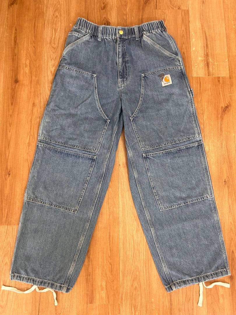 未使用CARHARTT WIP×INVINCIBLE 15 ダブルニーパンツ　S