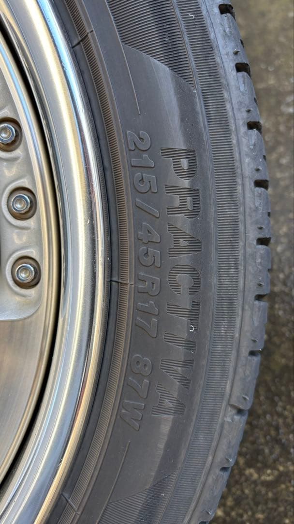 ② work ユーロライン ディッシュ 17インチ ホイール 4本セット2本目