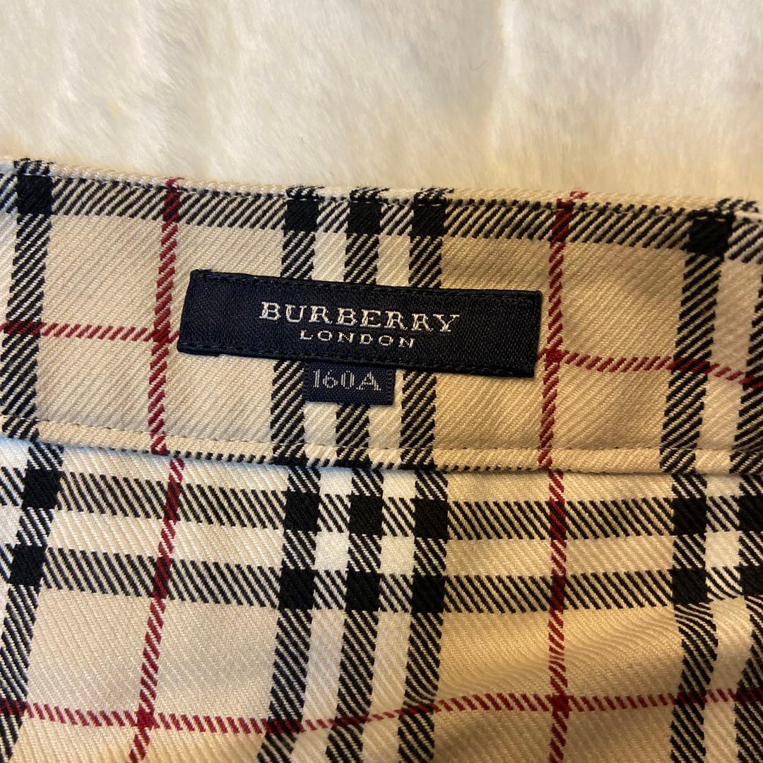美品 Burberry London ノバチェック プリーツミニスカート