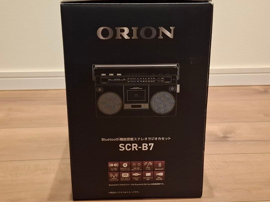 ORION SCR-B7 Bluetoothラジカセ