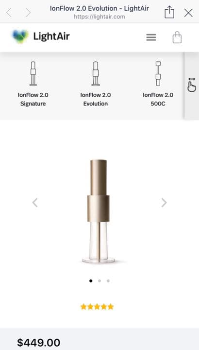 値下げ【新品未使用】新品45,000円AirPurifier空気清浄機