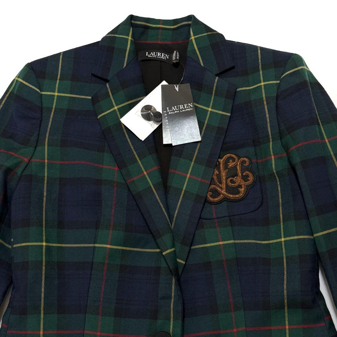 LAUREN RALPH LAUREN チェック テーラードジャケット