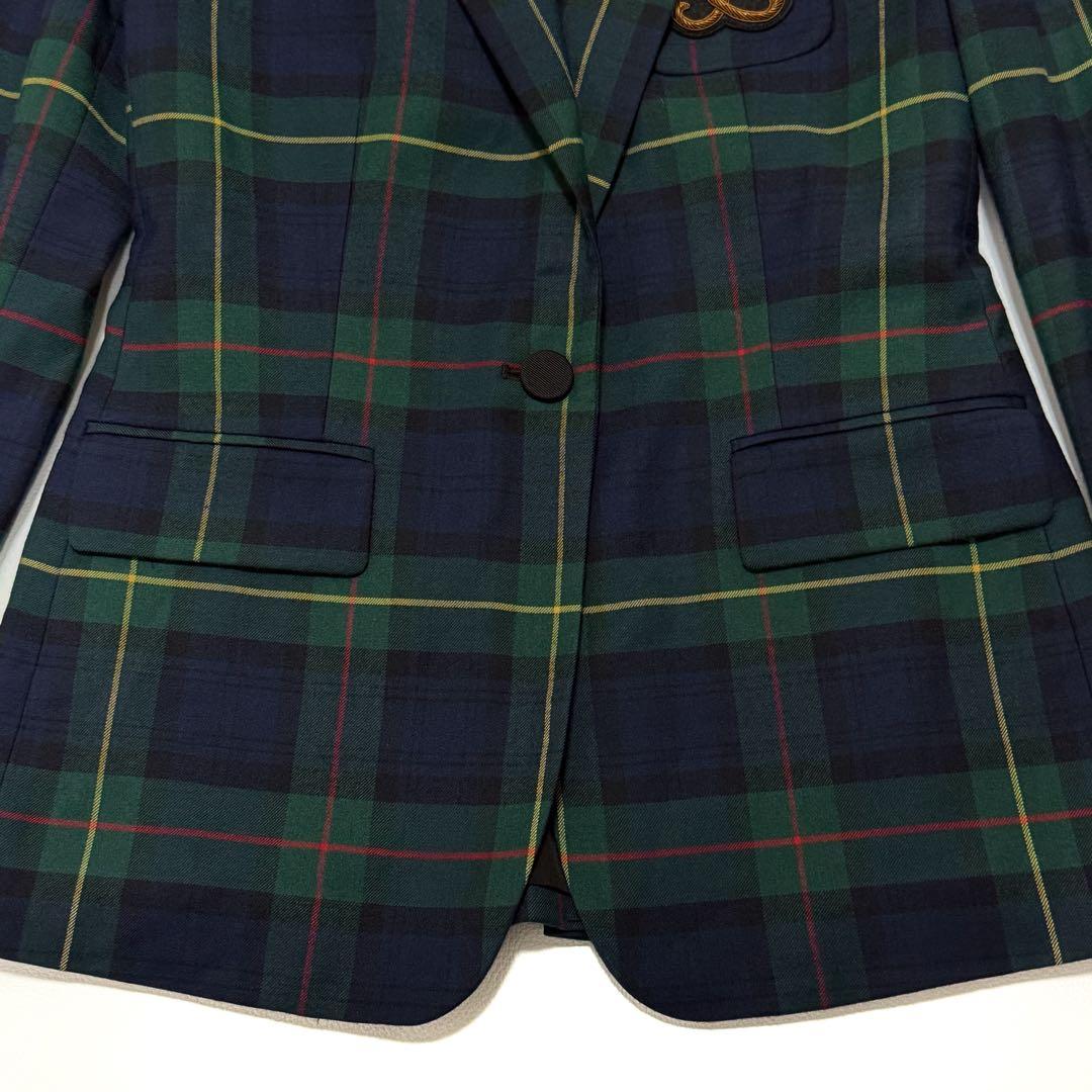 LAUREN RALPH LAUREN チェック テーラードジャケット