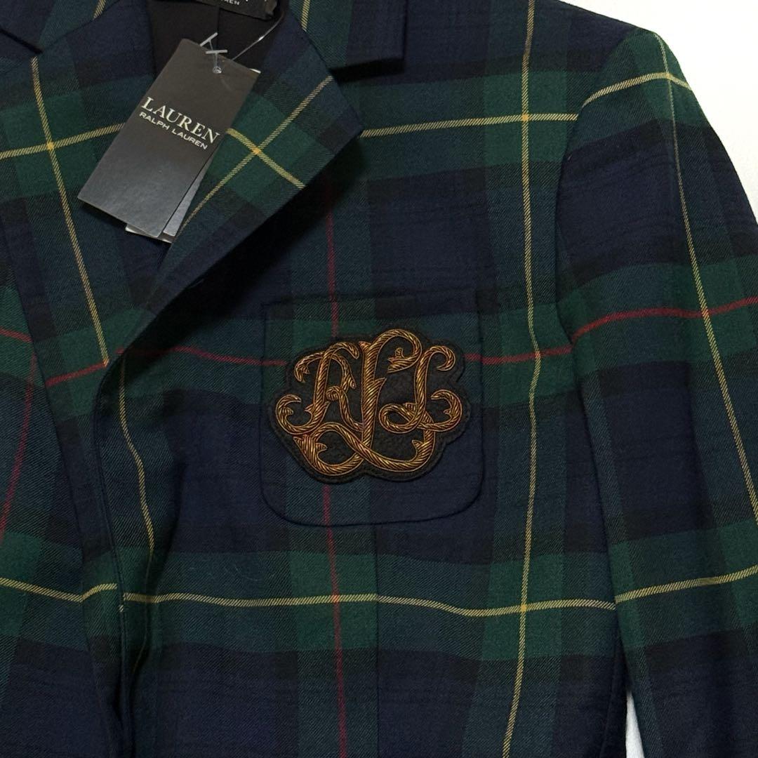 LAUREN RALPH LAUREN チェック テーラードジャケット