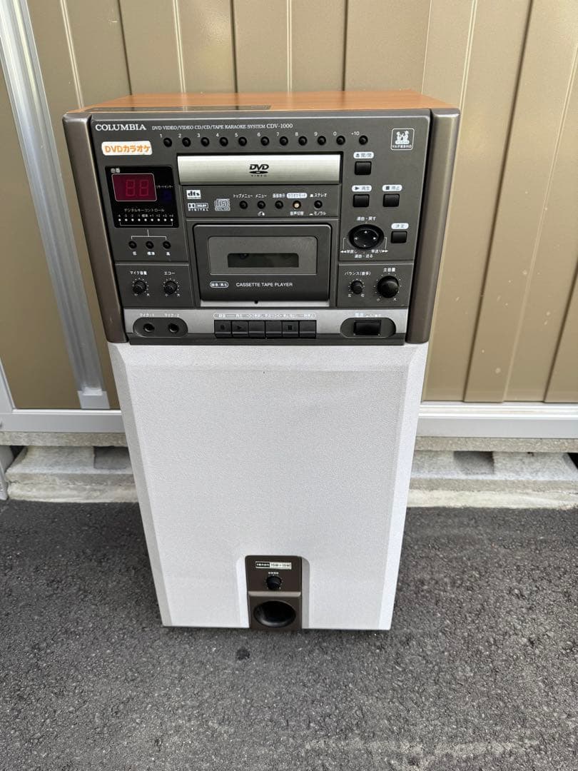 コロンビア DVD/CD/カセットプレーヤー CDV-1000