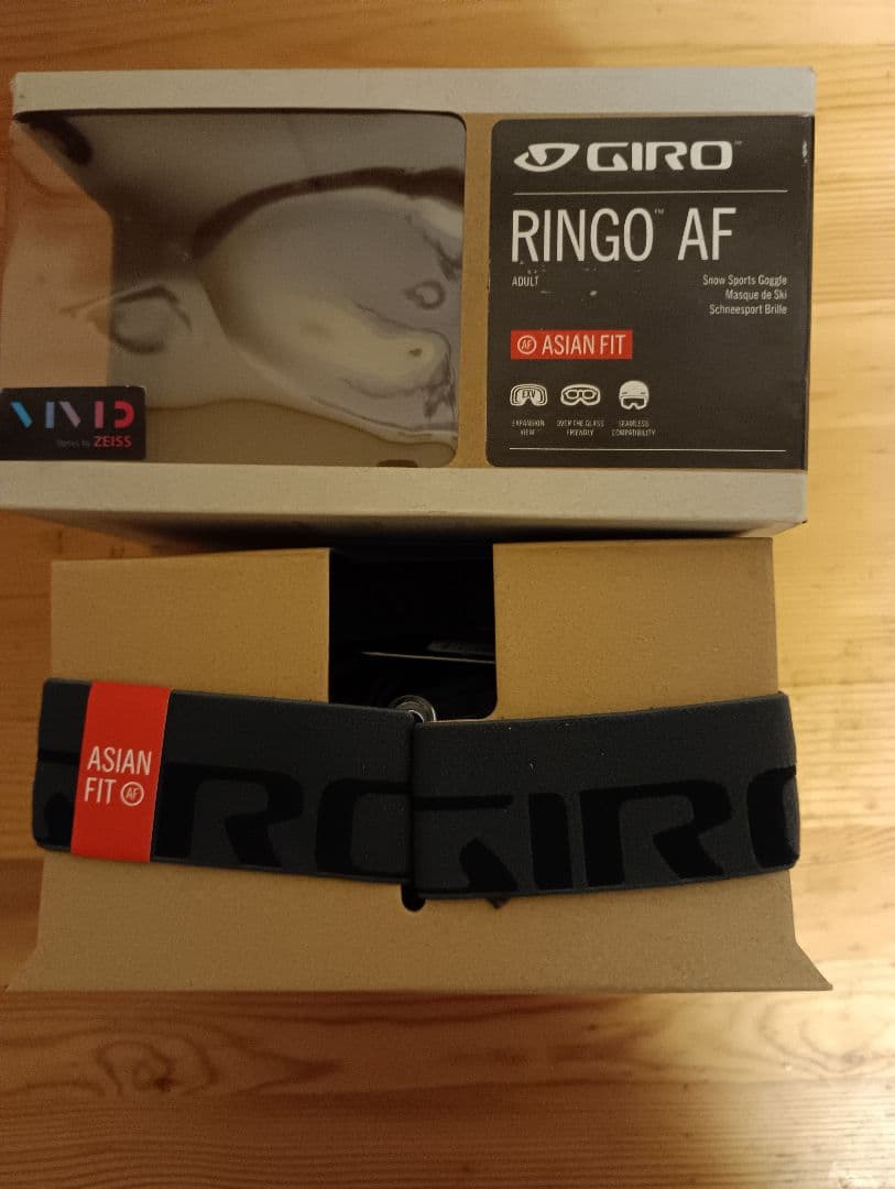 新品未使用GIRO RINGO AFゴーグル グレー アジアンフィット