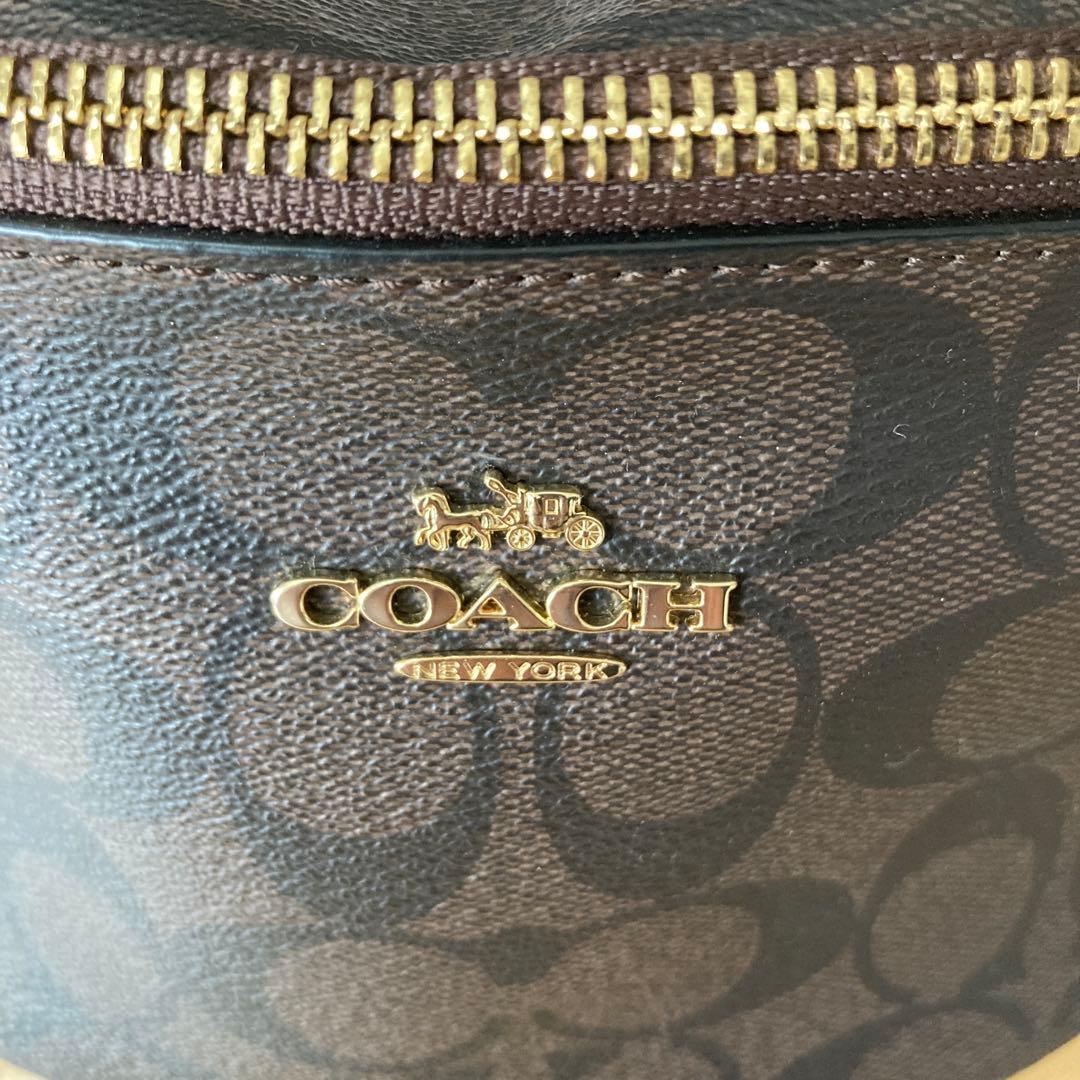 coachボディーバッグ　斜めがけ　ウエストポーチ