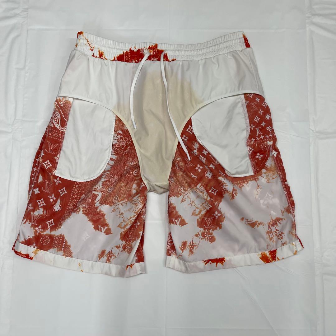 ルイヴィトン 22AW バンダナボードハーフパンツ 水着 L 水陸両用