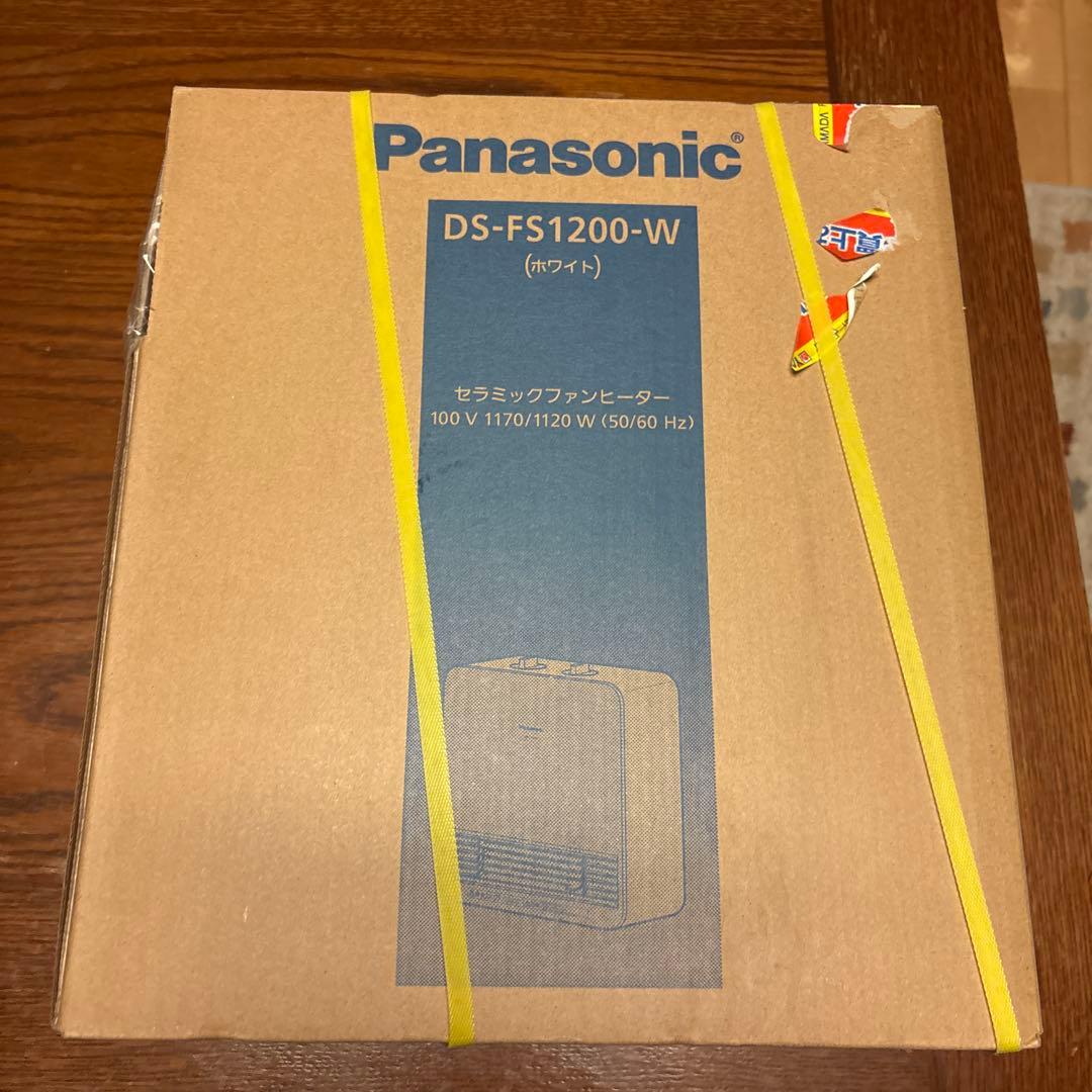 新品未開封 Panasonic セラミックファンヒーター DS-FS1200-W