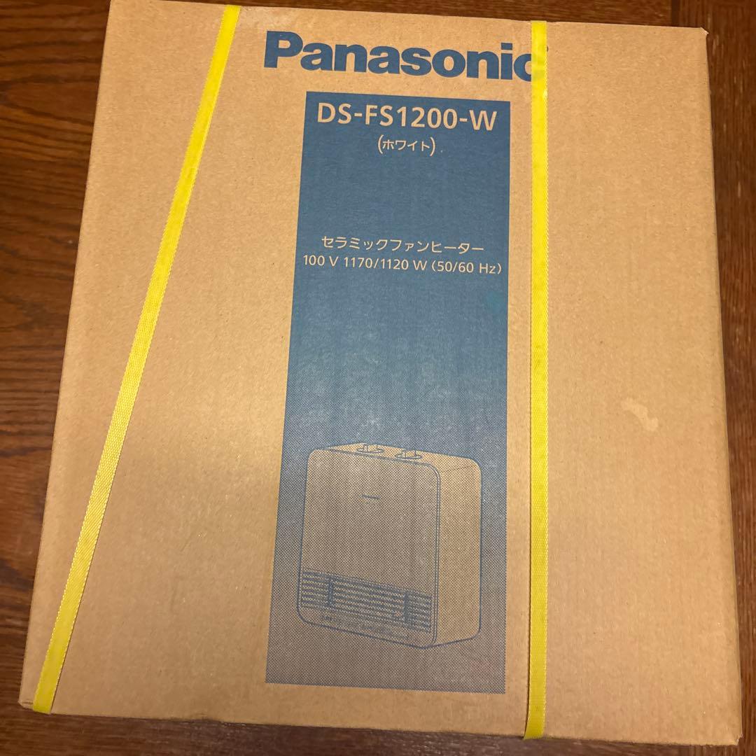 新品未開封 Panasonic セラミックファンヒーター DS-FS1200-W