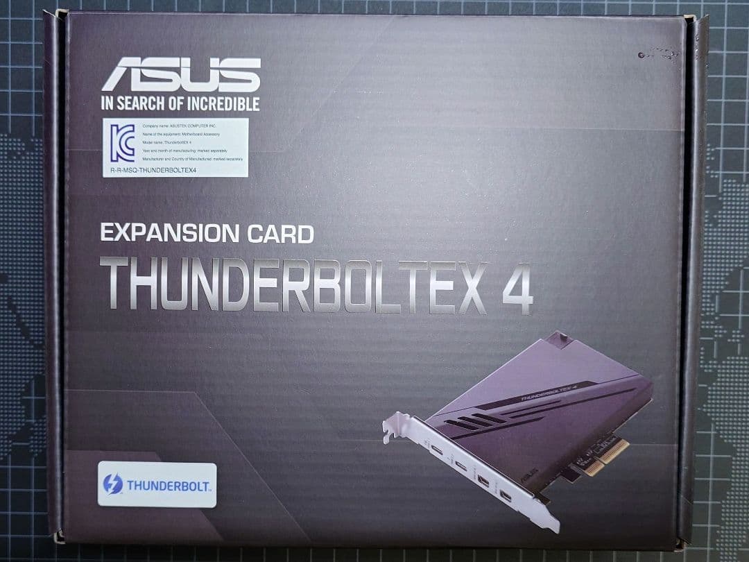 ASUS ThunderboltEX 4 拡張カード