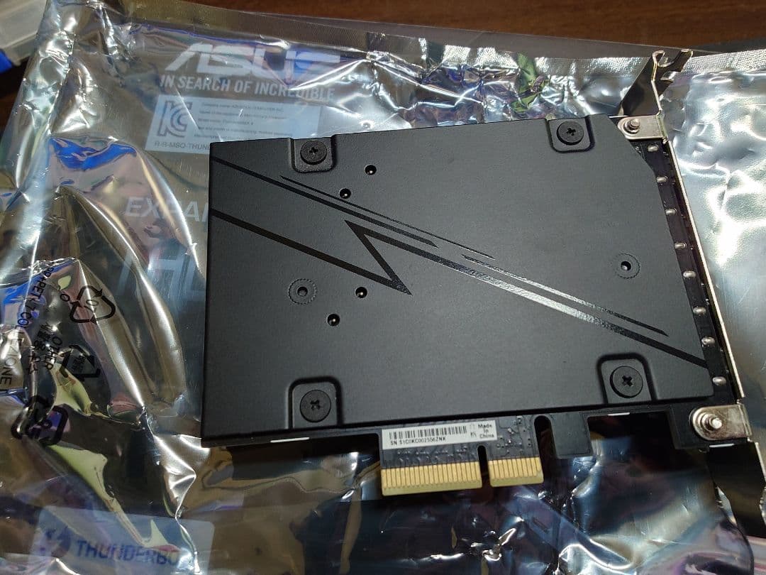 ASUS ThunderboltEX 4 拡張カード