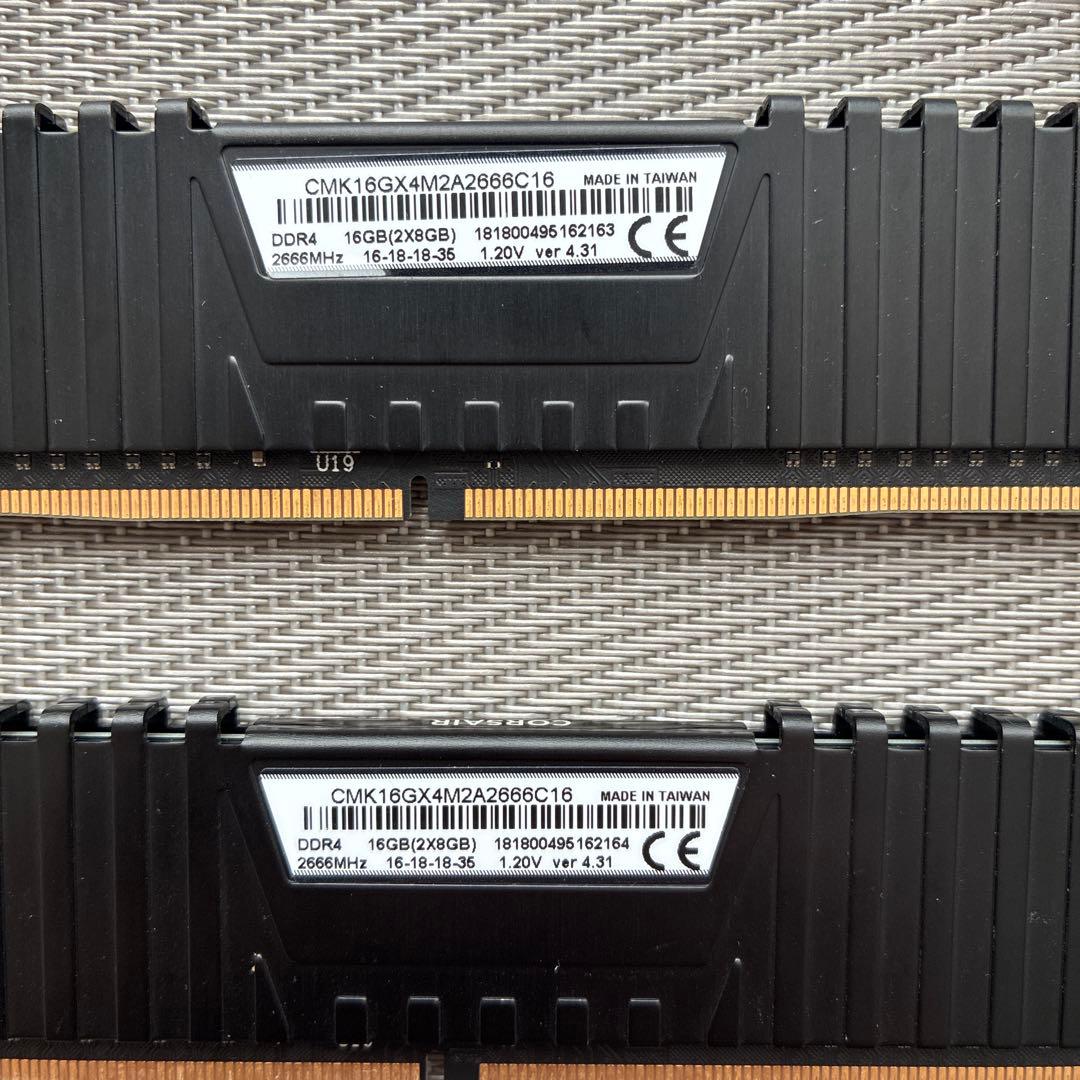 Corsair Vengeance LPX DDR4 2666 8GB×2