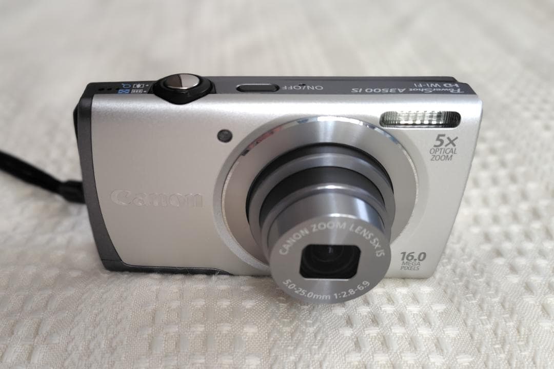 美品 Canon デジタルカメラ PowerShot A3500 IS シルバー