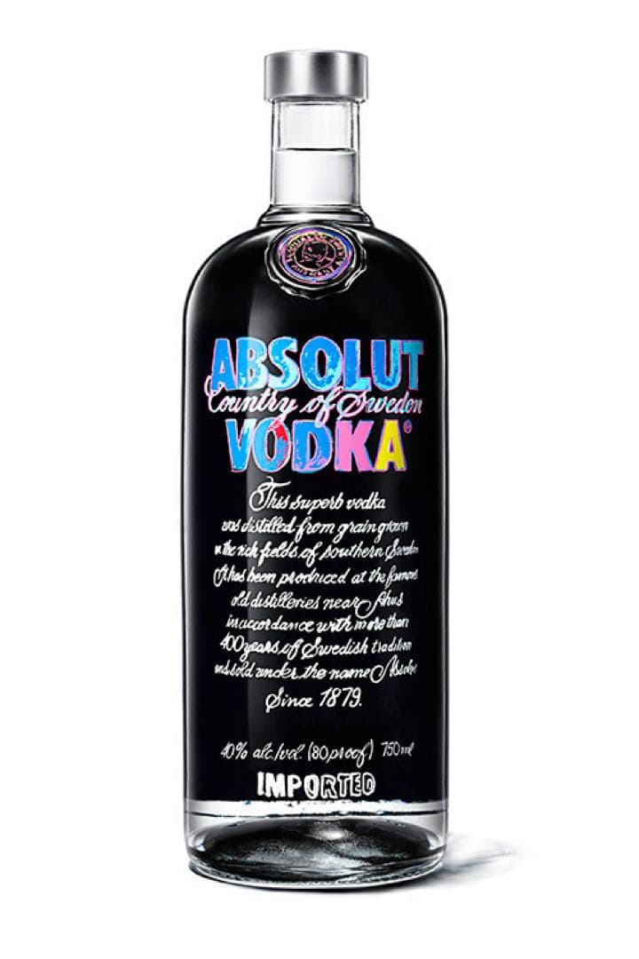 ABSOLUT限定デザインボトル「アンディ・ウォーホル エディション」未開栓