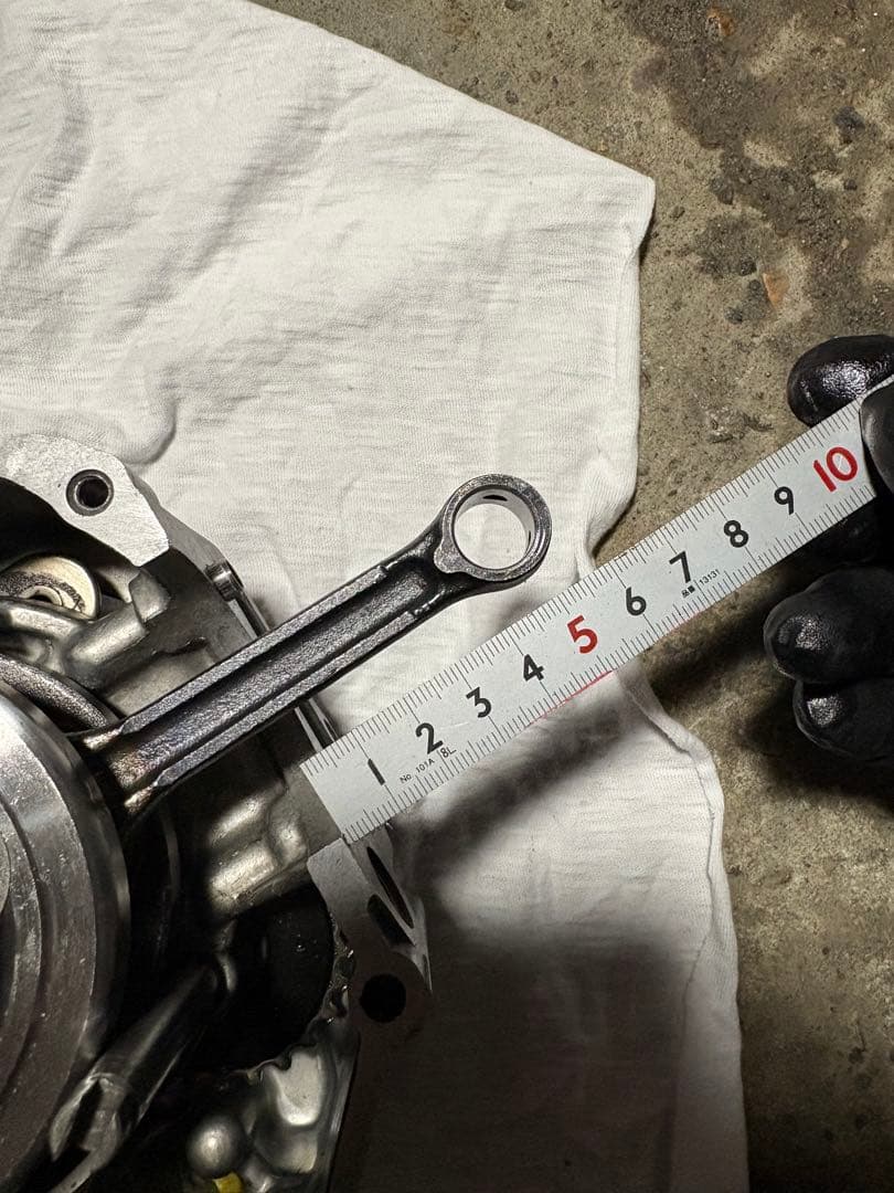 マニアック製　49.5mm C90互換 モンキー カブ　クランクシャフト