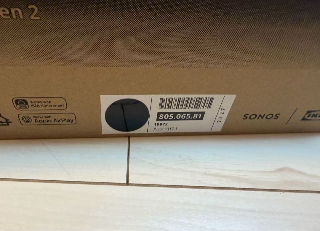 ブックシェルフ型WiFiスピーカー, ブラック スマート/第2世代