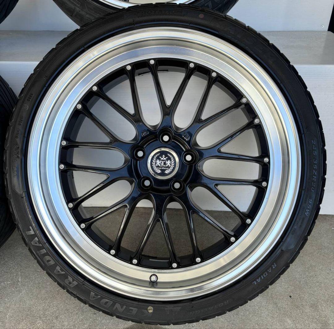 レアマイスターブルネッロ！アルファード ヴェルファイア20インチ 8.5j＋45