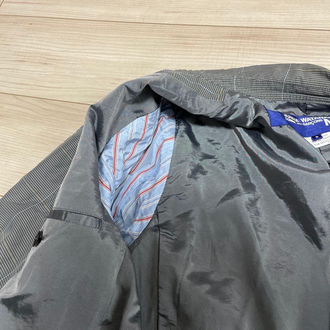 ジュンヤワタナベ テーラード ジャケット　千鳥チェック　エルボーパッチ2009