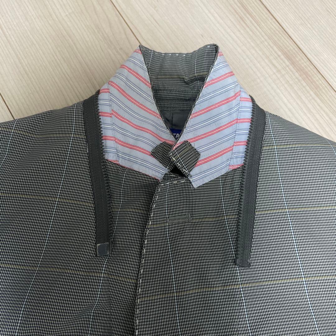 ジュンヤワタナベ テーラード ジャケット　千鳥チェック　エルボーパッチ2009