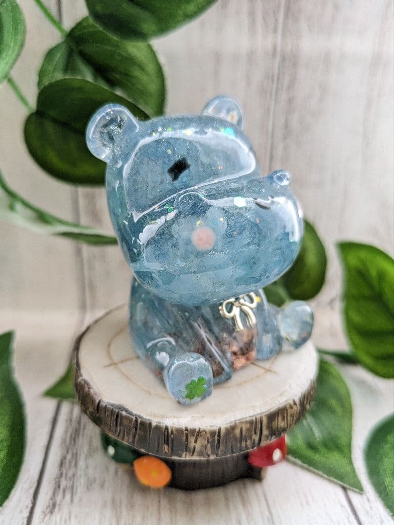 【つる927】アクアマリンのかばちゃん形オルゴナイト☆他６点