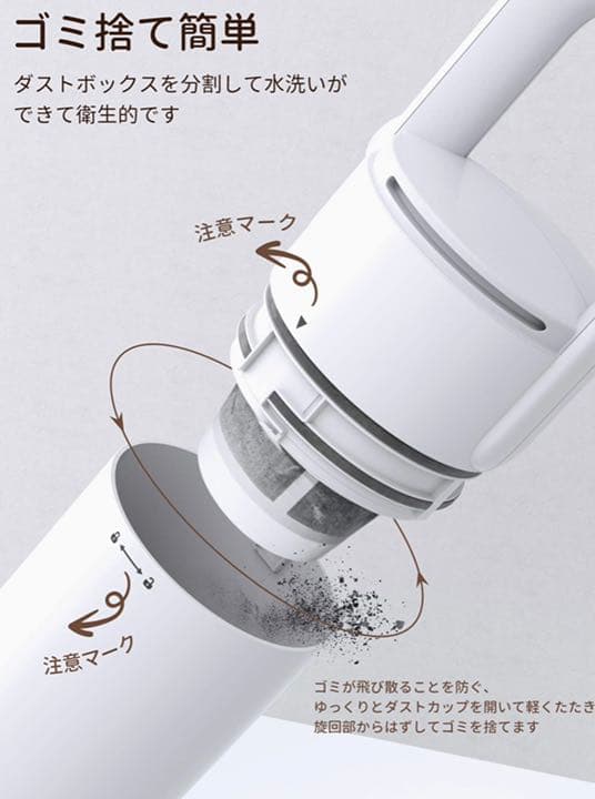 割引！　コードレス掃除機　　12000pa 超軽量0.9kg 車用掃除機