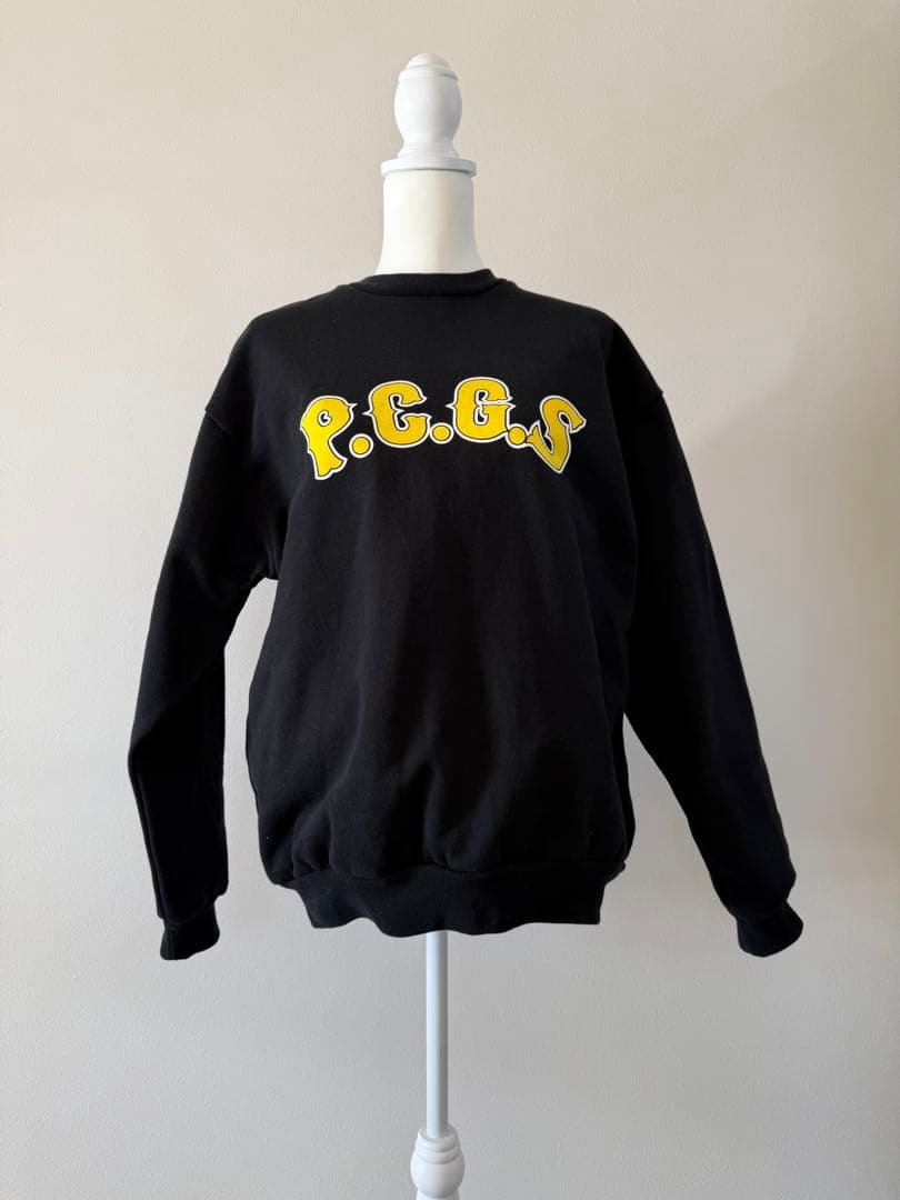 値引き中【美品】PORKCHOP 裏起毛クルーネックスウェット ブラックM