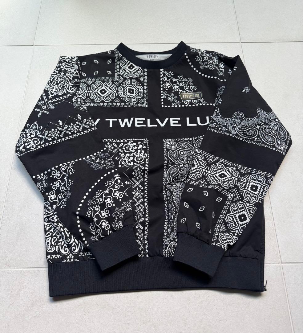 V TWELVE LUX バンダナ柄クルーネックジャケット Lサイズ