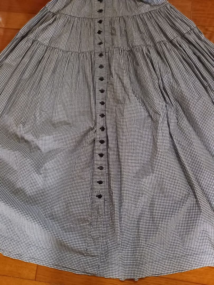 【Ouyang】カネコイサオ一回着用のみ美品素敵なチェックワンピース