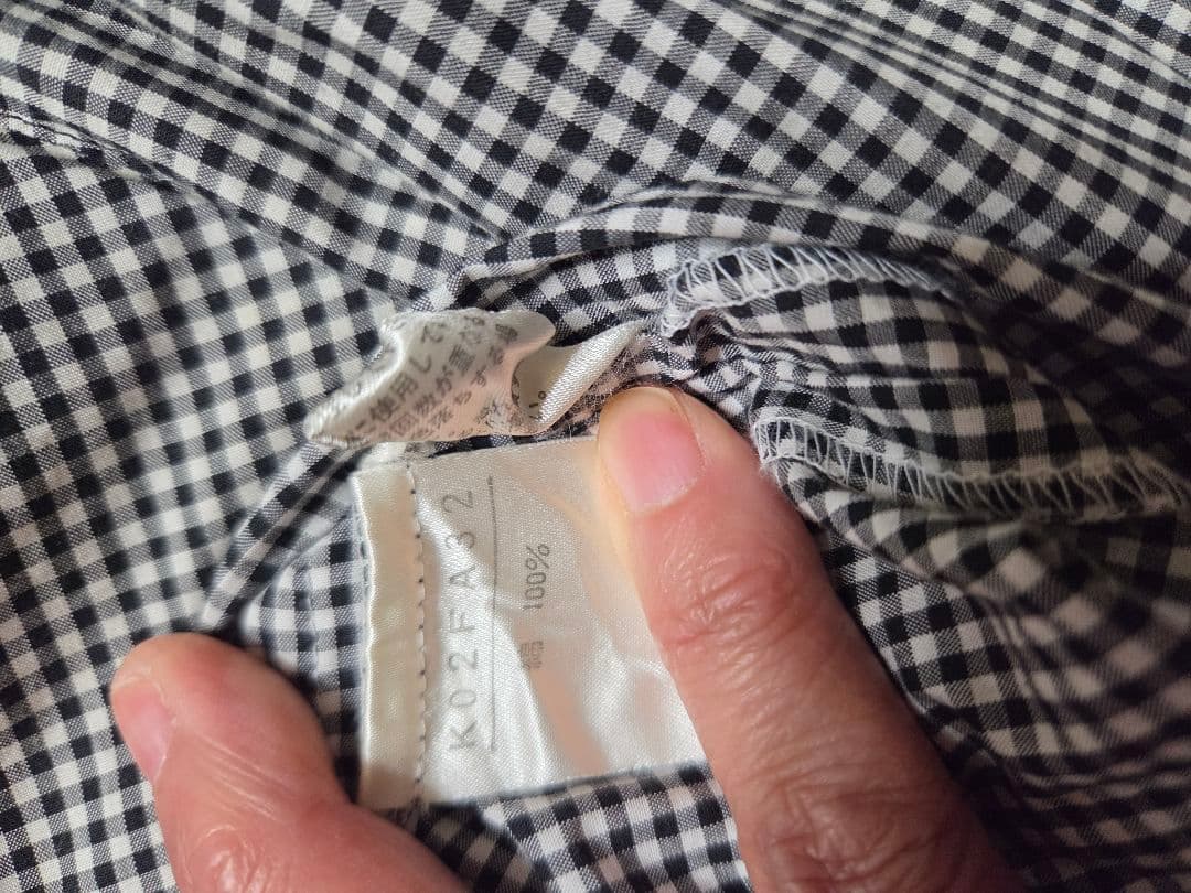 【Ouyang】カネコイサオ一回着用のみ美品素敵なチェックワンピース