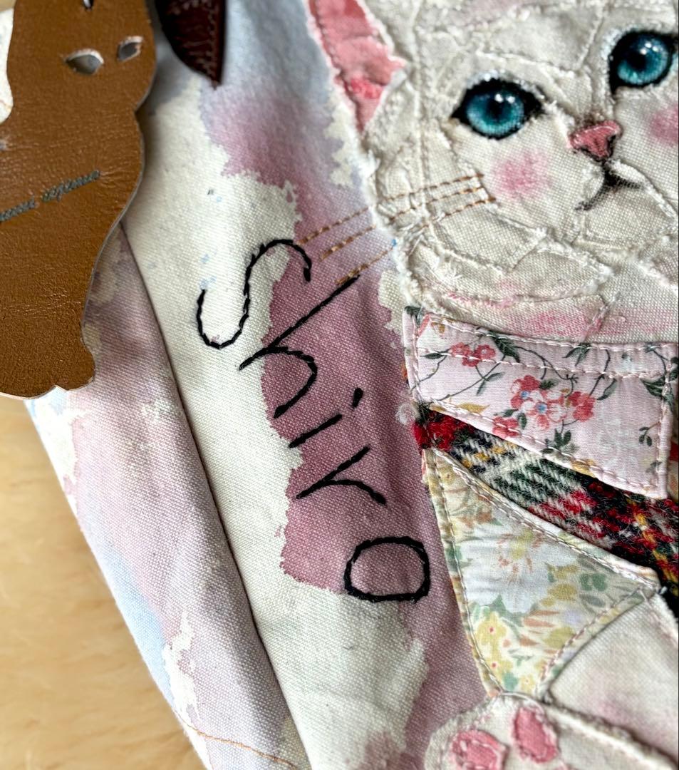 MUGI\"エンジェルしろ\"ねこのトートバッグ