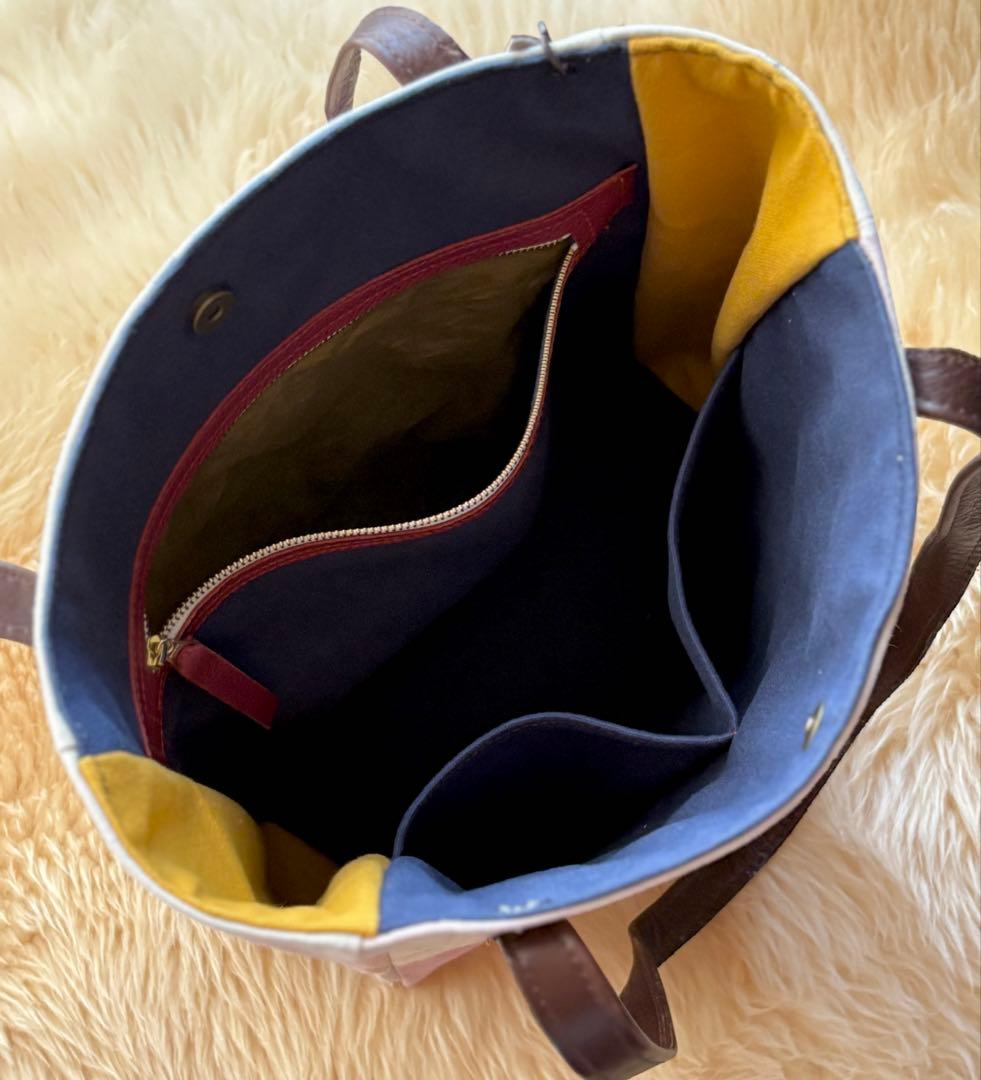 MUGI\"エンジェルしろ\"ねこのトートバッグ