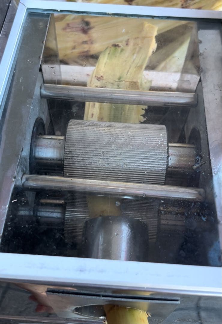 業務用 手動式/電動式 サトウキビジュースマシン（オーダーメイド）中古