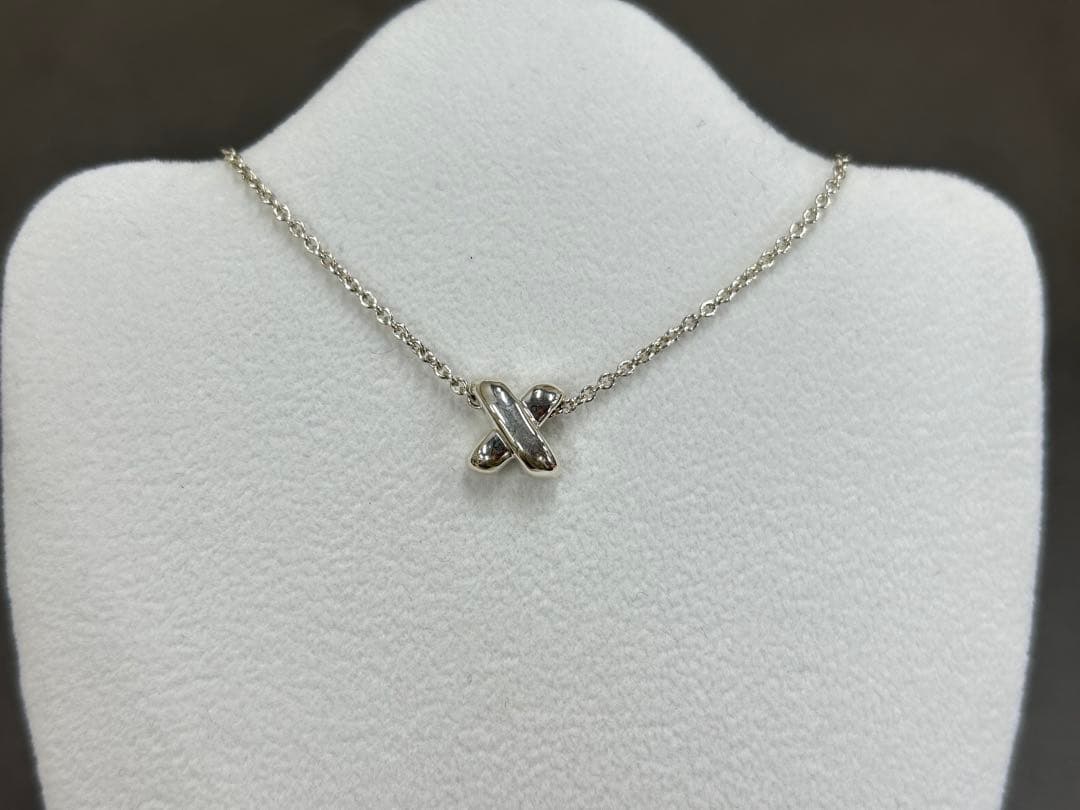 【特価】ティファニー　クロスステッチ　ネックレス　シルバー　925 3.8g