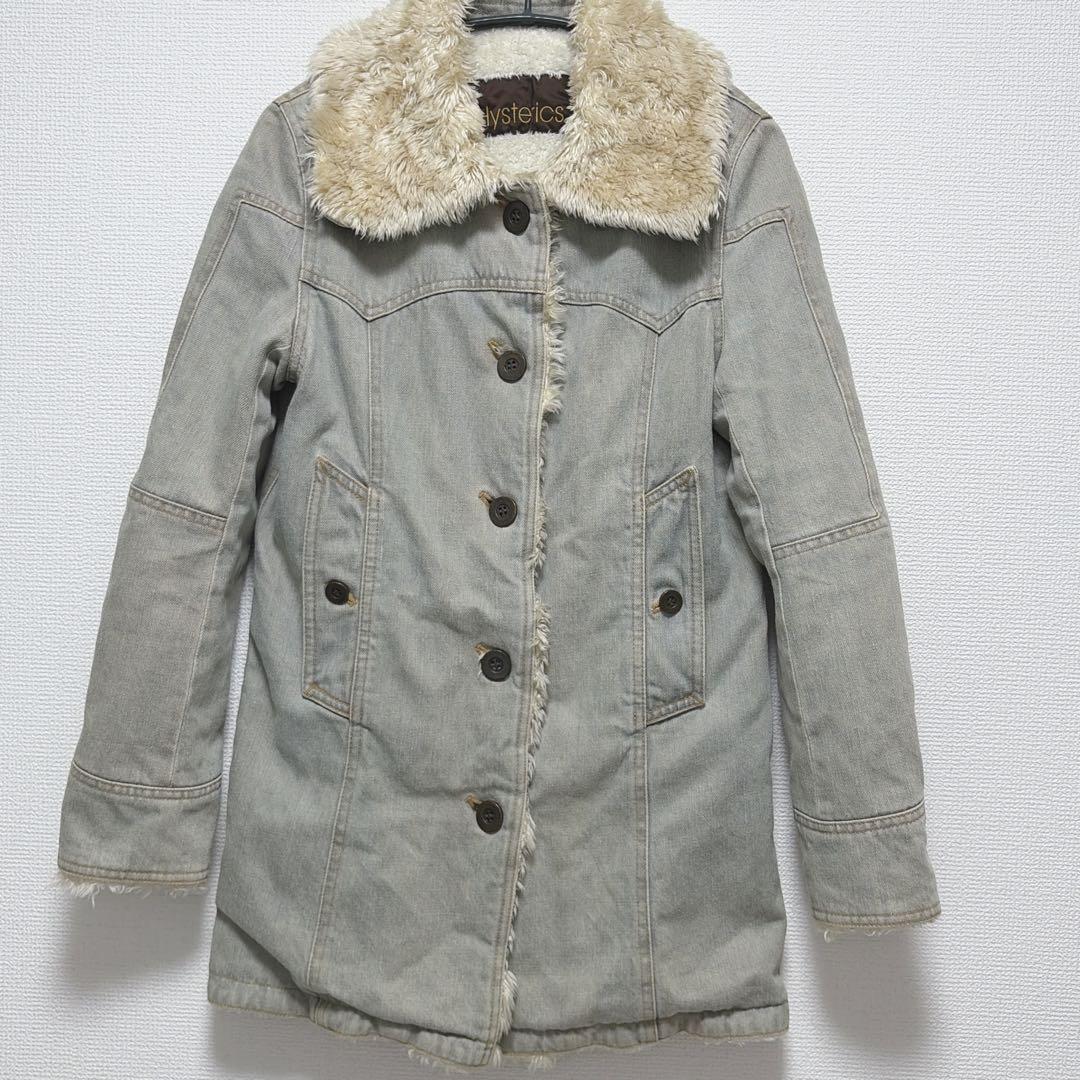 ヒステリックス　デニム　ボア モッズコート ヒステリックグラマー　y2k